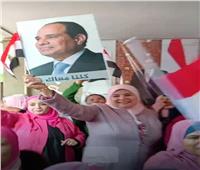 إدارة القاهرة الجديدة التعليمية تحتفل بفوز الرئيس السيسي في الانتخابات 