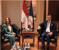 وزير السياحة يلتقي السفيرة الأمريكية بالقاهرة لبحث التعاون المشترك