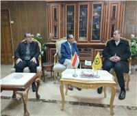 محافظ شمال سيناء يستقبل السفير الفلسطيني خلال زيارته الى العريش