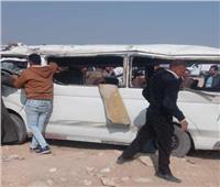 14 شخصًا .. ننشر أسماء مصابي حادث صحراوي قنا