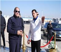 الرئيس السيسي يتفقد مدينة مصر الدولية للألعاب الأولمبية بالعاصمة الإدارية