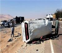 مصرع وإصابة 17 شخصا في حادث مروري مروع بـ صحراوي المنيا