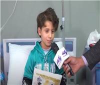 «هرجع فلسطين وهقاوم».. الطفل عبدالله يوجه رسالة إلى الاحتلال من معهد ناصر