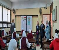 مدير تعليم القاهرة يتفقد لجان امتحانات الصف الثاني الثانوي 