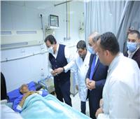 بمساحة 7 أفدنة.. وزير الصحة ومحافظ كفر الشيخ يتفقدان المستشفى العام