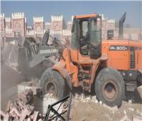 محافظ القليوبية يستكمل الحملة المكبرة لإزالة تعديات المقابر بأرض جمعية النصر بالخانكة 