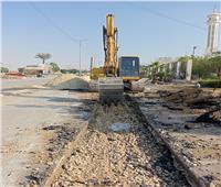 بدء أعمال الإحلال والتجديد لخطوط الصرف الصحي بمنطقة الدوحة بالإسماعيلية 
