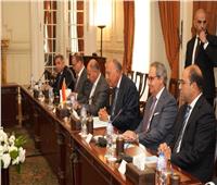بدء المؤتمر الصحفي المشترك بين وزيري خارجية مصر واليونان  