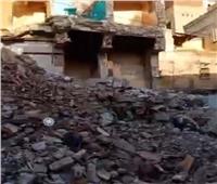 انهيار عقار مكون من 4 طوابق بالقباري غرب الاسكندرية دون إصابات