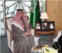 مندوب السعودية بالجامعة العربية يلتقي عضو البرلمان العربي