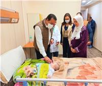 وزير الصحة ونائب محافظ البحيرة يتفقدا مستشفى إيتاي البارود المركزي