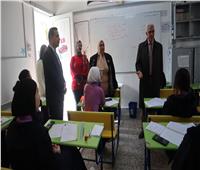 مدير تعليم القاهرة يتفقد امتحانات الشهادة الإعدادية في يومها الخامس