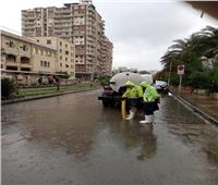 تجدد هطول أمطار الكرم على كافة أحياء الإسكندرية| صور