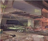 انفجار ماسورة غاز داخل عقار سكني بالطالبية   