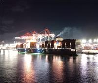  ميناء الإسكندرية يستقبل أكبر سفينة حاويات في تاريخه بحمولة كلية 142 ألف طن     