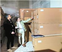 تموين البحيرة: ضبط 114 شاشة تليفزيون داخل أحد المخازن بأبو حمص لاحتكارها  