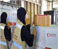 الهلال الأحمر الإماراتي يواصل توزيع المساعدات الإنسانية على أهالي قطاع غزة