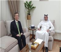 رئيس "الشؤون السياسية الدولية" بالجامعة العربية يستقبل سفير اليابان