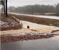 فيضانات تغمر الطرقات في ولاية ألاباما الأمريكية