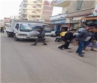 رفع 754 حالة إشغال طريق وتحرير 20 محضرًا خلال حملات مكبرة بالبحيرة