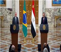 الرئيس السيسي: اتفقنا على تطوير العلاقات الثنائية المختلفة مع البرازيل