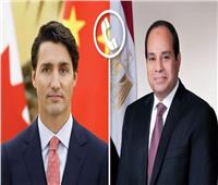 الرئيس السيسي يتلقى اتصالاً هاتفيًا من رئيس الوزراء الكندي 