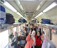 «السكة الحديد» تخصص قطارًا لأعضاء الاتحاد العربي للشباب والبيئة