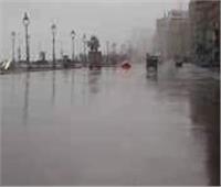 سقوط أمطار غزيرة ومتوسطة على محافظة كفر الشيخ‎