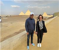 «الأهرامات» تستقبل وزيرة السياحة بالمملكة المغربية
