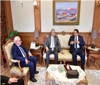 محافظ بورسعيد يستقبل وزير العمل