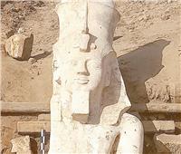 رمسيس وكاتب بسماتيك.. كشفان أثريان مهمان لتابوت فرعوني ببنها وجزء من تمثال الملك بالمنيا