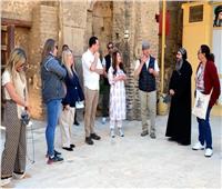 الدير الأبيض يستقبل السفيرة الأمريكية   