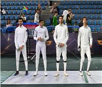 منتخب سيف المبارزة للناشئين يحقق ذهبية الفرق بالبطولة الإفريقية