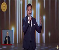 في حضور الرئيس السيسي.. الفنان محمد رياض يلقي قصيدة "أنا الشهيد"