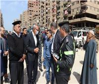 محافظ القليوبية يتابع إزالة برج مخالف بشارع أحمد عرابي لمخالفته شروط التراخيص 