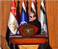  الرئيس السيسي يتفقد الأكاديمة العسكرية المصرية