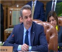 رئيس وزراء اليونان: دور مصر محوري في استقرار المنطقة وأوروبا وشرق المتوسط