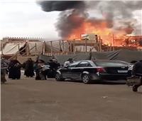 السيطرة على حريق بموقع تصوير مسلسل "ألف ليلة وليلة" بمدينة الإنتاج الإعلامى