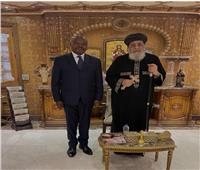 سفير جنوب أفريقيا للبابا: نعدكم بسرعة إنهاء التحقيقات بوفاة 3 رهبان مصريين