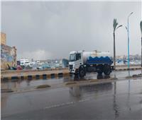 أمطار رعدية غزيرة تضرب الإسكندرية صباح اليوم الأحد 24 مارس 2024