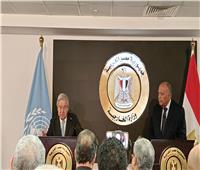 الأمين العام للأمم المتحدة: مصر أحد الأقطاب العالمية للسلام