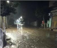 بالصور| هطول أمطار غزيرة تضرب مدن ومراكز محافظة الغربية ورعد وبرق