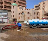 مياه المنوفية: شفط تجمعات الأمطار بمختلف أنحاء المحافظة 