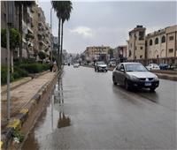 سقوط أمطار غزيرة ورعدية على مراكز كفر الشيخ