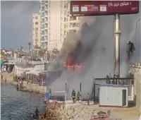 التفاصيل الكاملة لحريق نادي صيادلة الإسكندرية قبل افتتاحه| صور