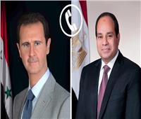 الرئيس السيسي يهنئ نظيره السوري بمناسبة عيد الفطر المبارك