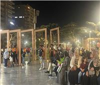 احتفالات مبهجة على كورنيش النيل بمدينة المنيا| صور 