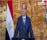 الرئيس السيسي: شعب مصر العظيم وفي طليعته القوات المسلحة نجح في حماية سيناء