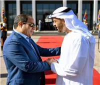 الرئيس السيسي يعزي  رئيس دولة الإمارات في وفاة الشيخ طحنون 