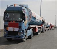 دخول 99 شاحنة مساعدات إلى غزة اليوم بينها غاز وسولار